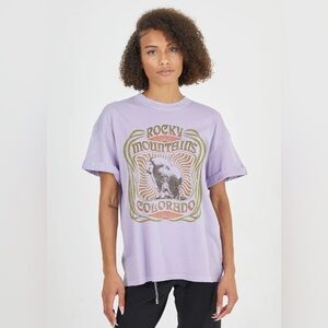 Girl Dangerous "Rocky Mountains Colorado" LARGE Distressed